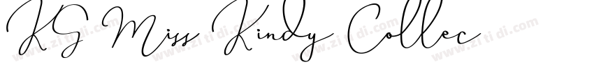 KG Miss Kindy Collec字体转换